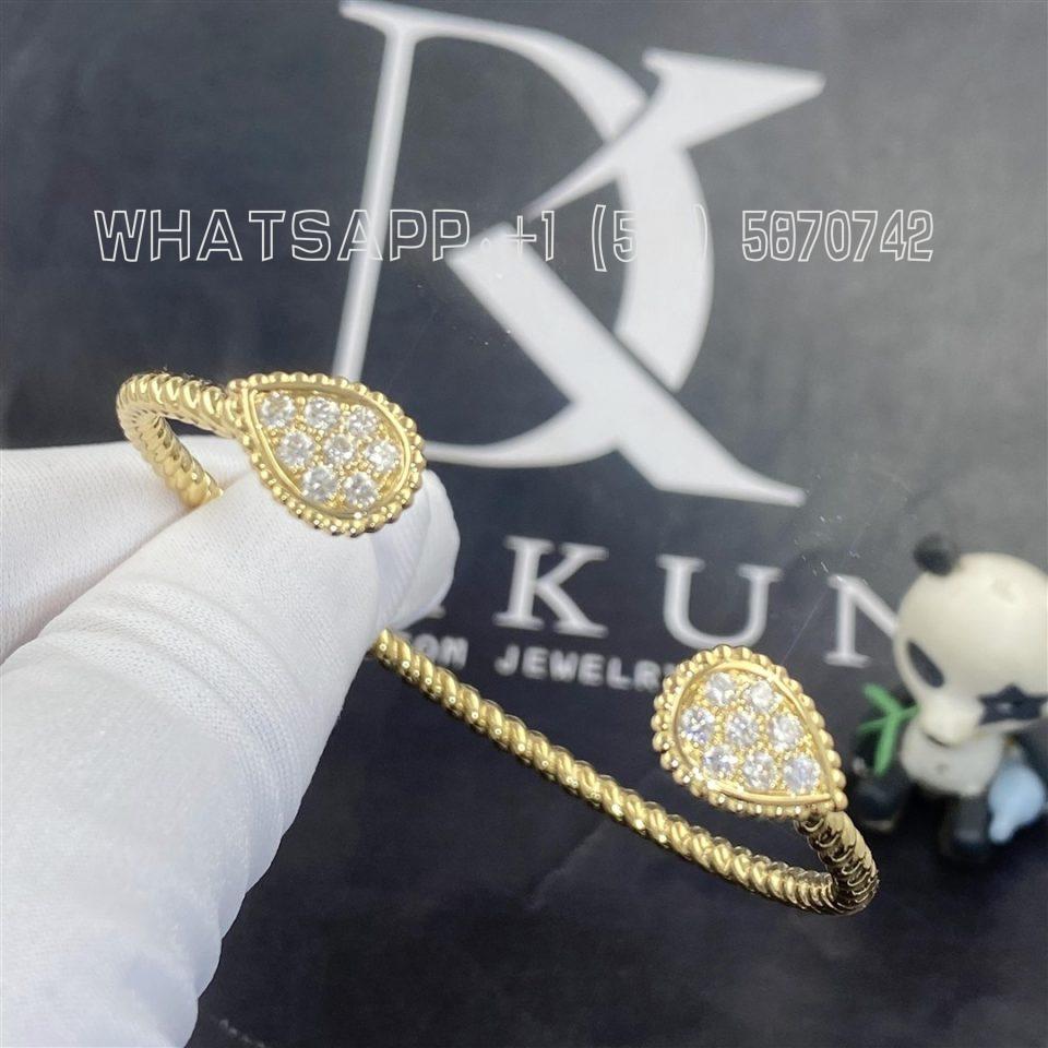 Custom Jewelry Boucheron Serpent Bohème Bracelet, S Motif in18K yellow gold JBT00817