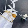 Custom Jewelry Boucheron Serpent Bohème Pendant M Motif 18K yellow gold and Citrine