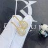 Custom Jewelry Boucheron Serpent Bohème Sleepers M Motif 18K Yellow Gold and Diamonds JCO01275