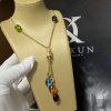 Custom Jewelry Bulgari B.zero1 18k Yellow Gold Color Stone Necklace CL854509