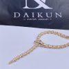 Custom Jewelry Bulgari Serpenti Viper slim necklace set with full pavé diamonds 351090-RG