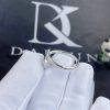 Custom Jewelry Cartier Juste un Clou Ring Small Model in 18K White Gold B4226000