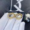 Custom Jewelry Cartier Love Earrings 2 Diamonds and 18K Yellow Gold B8022800