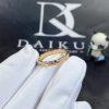 Custom Jewelry Chanel Coco Crush Ring Quilted Motif Mini Version in 18k Pink Gold J11785