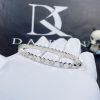 Custom Jewelry Chaumet Paris Bee My Love half pavé diamond bracelet in white gold 083436