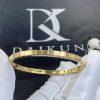 Custom Jewelry Chopard Ice Cube Bangle Ethical 18k Yellow Gold @858350-0001