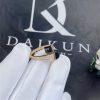 Custom Jewelry Marli Cleo Diamond Midi Ring In Rose Gold Black Onyx CLEO-R47