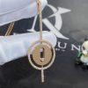 Custom Jewelry Messika Lucky Move Arrow Necklace in 18K Pink Gold and Diamond Necklace 10113-PG