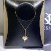Custom Jewelry Messika Lucky Move Arrow Necklace in 18K Yellow Gold and Diamond Necklace 10113-YG
