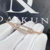 Custom Jewelry Messika Move Pavé Thin in 18K Pink Gold and Diamond Bracelet 05032-PG