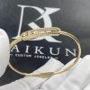 Custom Jewelry Messika Move Pavé Thin in 18K Yellow Gold and Diamond Bracelet 05032-YG