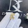 Custom Jewelry Messika Move Romane Mini Hoops Yellow Gold Diamond Earrings 07178-YG