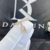 Custom Jewelry Messika Move Uno Pavé Drop in 18K Rose Gold and Diamond Ring 11163-PG