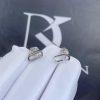 Custom Jewelry Messika Move Uno Stud Earrings White Gold Diamond Earrings 12305-WG