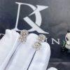 Custom Jewelry Van Cleef & Arpels Fleurette earrings Diamond VCARP9X800 -8.5mm