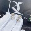 Custom Jewelry Van Cleef & Arpels Fleurette earstuds Diamonds large model 9.5mm