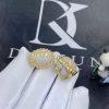 Custom Jewelry Van Cleef & Arpels Perlée diamonds pavé earrings Diamonds and 18K yellow gold VCARP7UW00