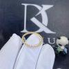 Custom Jewelry Van Cleef & Arpels Perlée pearls of gold ring Yellow gold small model VCARN95Q00