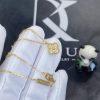 Custom Jewelry Van Cleef & Arpels Sweet Alhambra pendant , Diamond and 18K Yellow gold VCARO85900