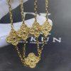 Custom Jewelry Van Cleef & Arpels Vintage Alhambra 10 motifs necklace, 18K yellow gold VCARO1ID00