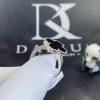Custom Jewelry Van Cleef & Arpels Vintage Alhambra ring Onyx 18k White gold