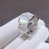 Custom Jewelry Bulgari Divas’ Dream Ring 18K White gold, Diamond and mother-of-pearl Ring 857079