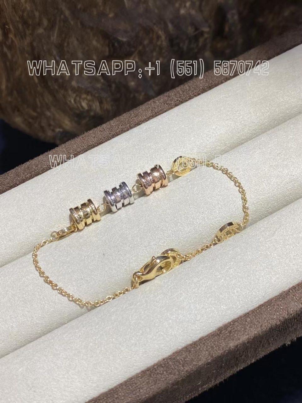 Custom Jewelry Bulgari B.zero1 Bracelet bracelet is set to the centre with three iconic B.Zero1 barrels BR853666