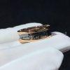 Custom Jewelry Bulgari B.ZERO1 two-band Ring  Rose Gold and black ceramic spiral AN855962