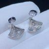 Custom Jewelry Bulgari Divas’ Dream Earring 18K White Gold and Pave Diamonds OR858078