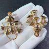Custom Jewelry Bulgari Divas’ Dream Earrings 18K Rose Gold, Diamonds and with Mother of Pearl 348363