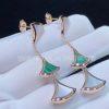 Custom Jewelry Bulgari Divas’ Dream Earrings Mother-of-pearl and Malachite