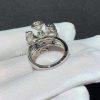 Custom Jewelry Bulgari Divas’ Dream Ring 18K White gold, Diamond and Emerald Ring AN857988