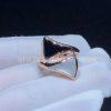 Custom Jewelry Bulgari Divas’ Dream Ring Mother Of Pearl and Onyx AN857049