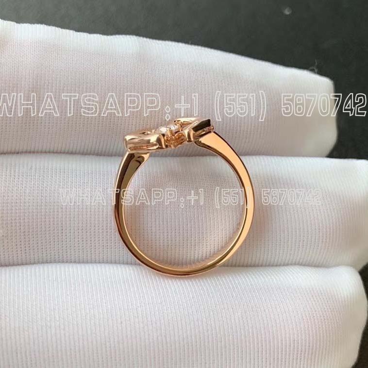 Custom Jewelry Bulgari Fiorever Ring 18K Rose Gold and Diamonds 355304