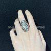 Custom Jewelry Bulgari Intarsio Rose Gold Mother of Pearl and Diamonds Ring An85576