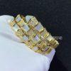 Custom Jewelry Bulgari Serpenti Bracelet 18K Yellow Gold， Diamond and Mother of Pearl BR855296