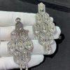 Custom Jewelry Bulgari Serpenti earrings 18K White Gold and set with pavé diamonds 353844