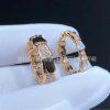 Custom Jewelry Bulgari Serpenti Ring 18K Rose Gold and Pavé Diamonds Ring AN857928
