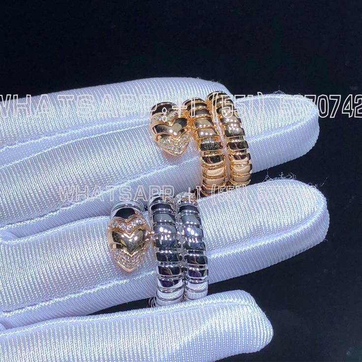 Custom Jewelry Bulgari Serpenti Tubogas two-ring ring AN856666