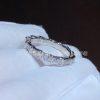 Custom Jewelry Bulgari Serpenti Viper Wedding Band in 18K White Gold With Full Pave Diamonds 349737