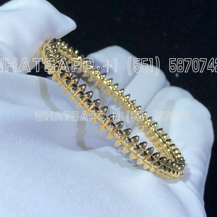 Custom Jewelry Cartier Clash De Cartier Bracelet Medium Model in 18K Yellow Gold B6065217 -8mm
