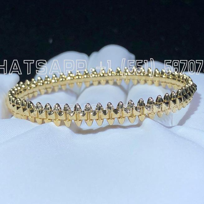 Custom Jewelry Cartier Clash De Cartier Bracelet Medium Model in 18K Yellow Gold B6065217 -8mm