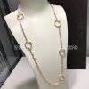 Custom Jewelry Cartier Juste Un Clou Diamond Chain 18K Rose Gold Necklace N7413400