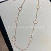 Custom Jewelry Cartier Juste Un Clou Diamond Chain 18K Rose Gold Necklace N7413400