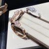 Custom Jewelry Cartier Panthère De Cartier Bracelet 18K Rose Gold and Pave Diamond Onyx Emerald N6710217