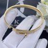 Custom Jewelry Hermes Kelly H Pm 18k Yellow Gold Bracelet