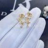 Custom Jewelry Louis Vuitton Idylle Blossom LV Ear Stud, 18k Yellow Gold And Diamond Q96495