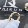 Custom Jewelry Boucheron Grosgrain Yellow Gold Wedding Band JAL01169