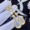 Custom Jewelry Boucheron Serpent Bohème Couleur Yellow Gold mother-of-pearls Diamond Earrings JCO01281