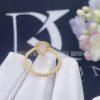 Custom Jewelry Boucheron Serpent Bohème mother-of-pearl S motif ring 18k yellow gold JRG02705